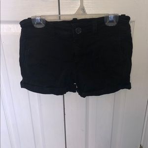 American eagle womens shorts size 00 black
